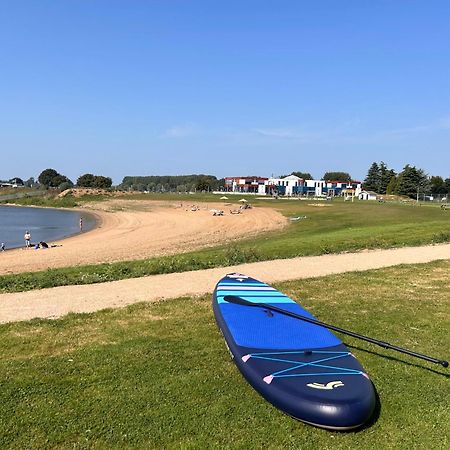Luxe Chalet Direct Aan Het Water Met Strand Lith Bagian luar foto
